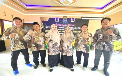 Guru MIM 12 SUMURAGUNG ikuti Bimbingan Teknis Integrasi Kurikulum Berbasis Cinta dan Deep Learning